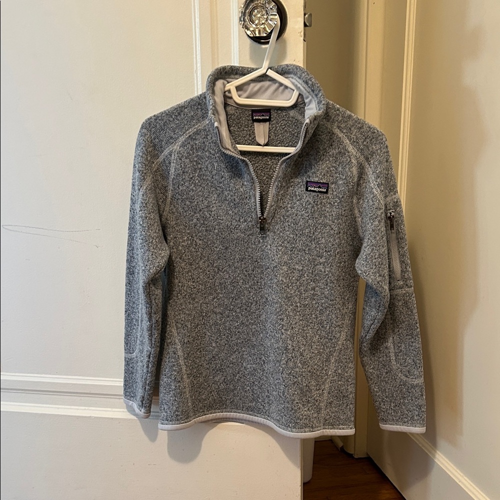 Patagonia Heathered Gray Sweater Pullover